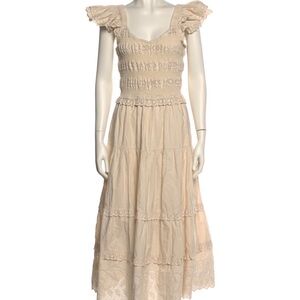 Sea New York Eyelet Dress Size L Off-White
